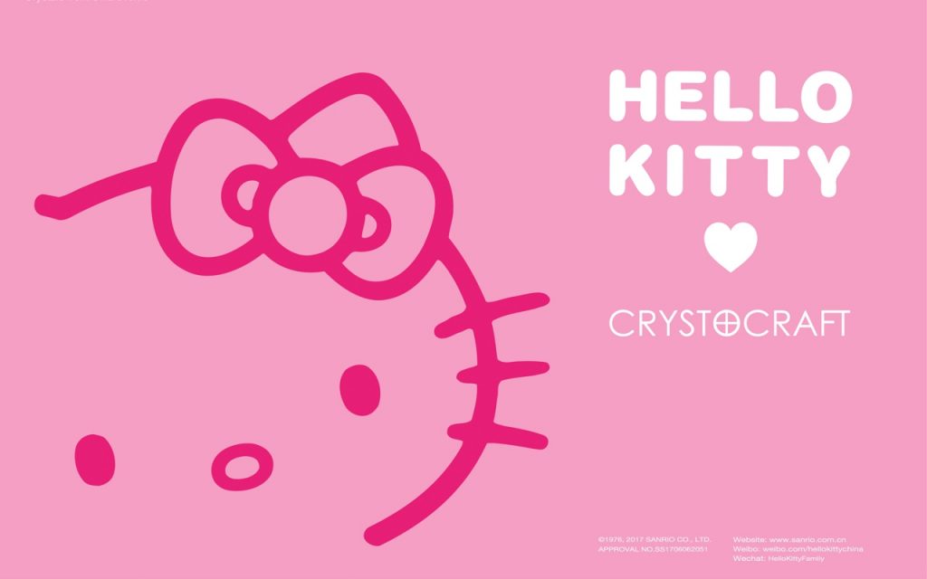 Crystocraft 圣诞水晶 礼品 Hello kitty 个性定制 ebzasia.com